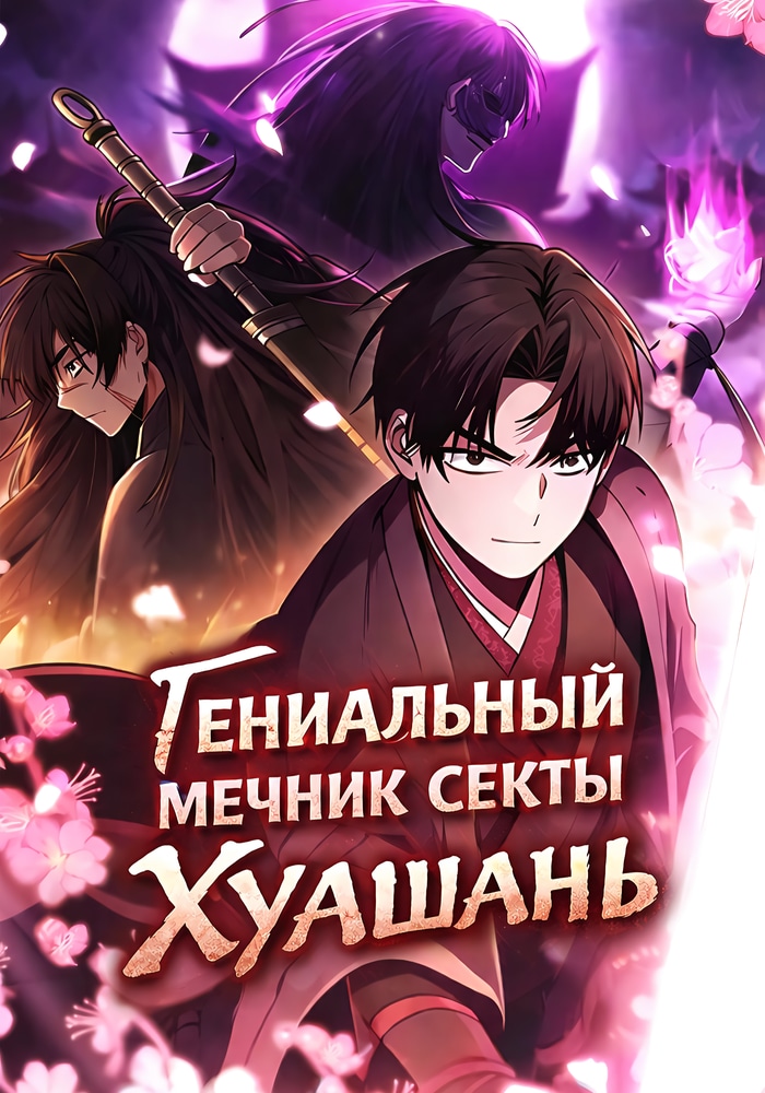 Обложка «Гениальный мечник секты Хуашань»