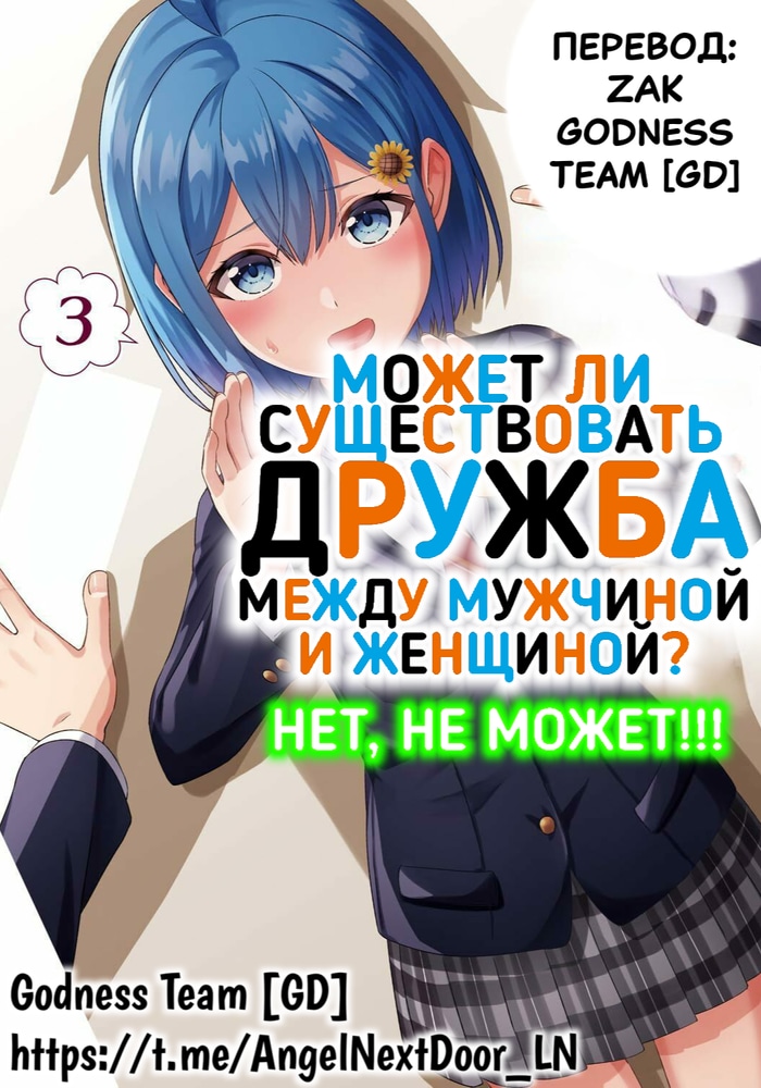 Обложка «Может ли существовать дружба между мужчиной и женщиной? (Нет, не может!!!)»